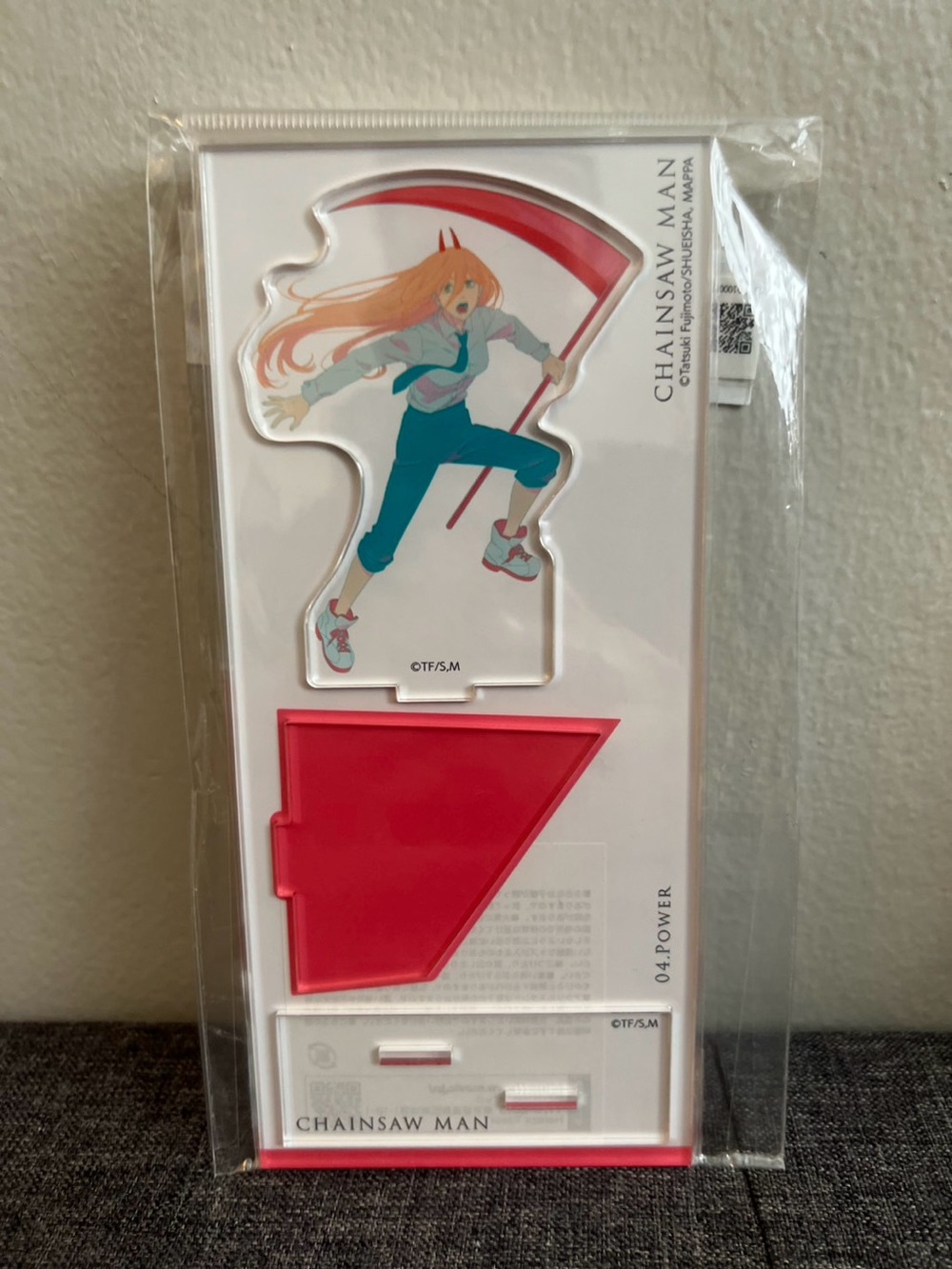 Chainsaw Man Figure Stand with Power Character - Acrylic Stand